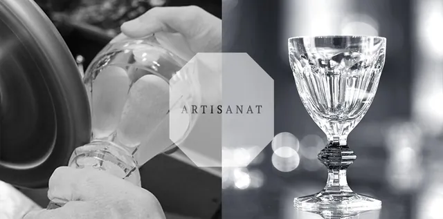 Un verre en cristal de Baccarat